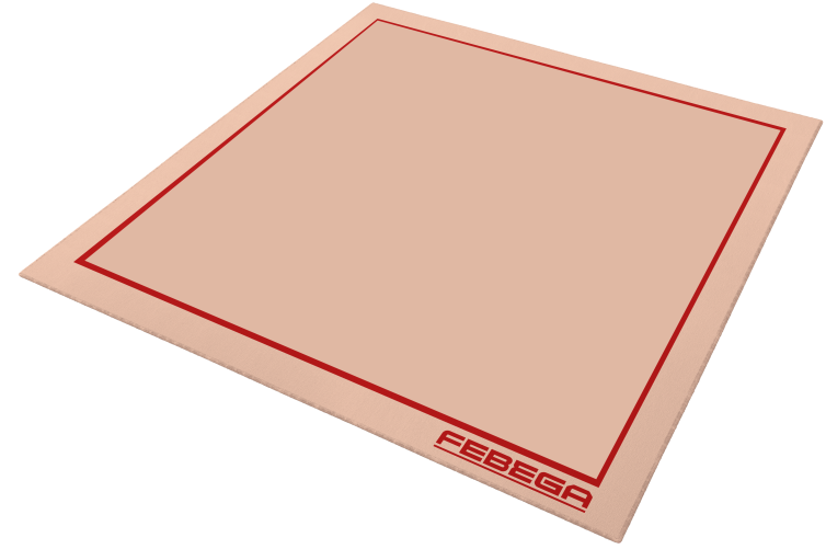 Tapiz de Gimnasia Rítmica 14×14 «Elite» con línea pintada (Soft Poliester)